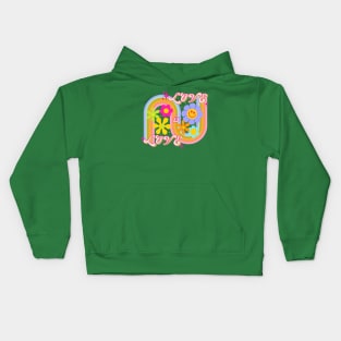 Love is love - retro design Kids Hoodie